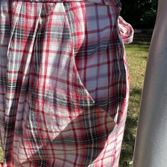 Chelsea & Violet Plaid Strapless Dress with Pockets! Size 4 - Picture 4 of 4